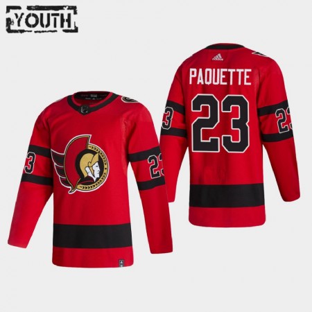Kinder Eishockey Ottawa Senators Trikot Cedric Paquette 23 2020-21 Reverse Retro Authentic
